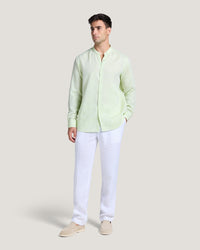 Maxwell Mandarin Linen Shirt