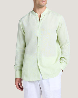 Maxwell Mandarin Linen Shirt
