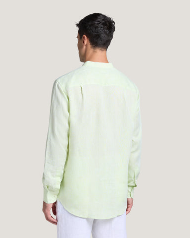 Maxwell Mandarin Linen Shirt