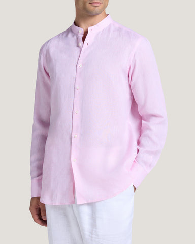 Maxwell Mandarin Linen Shirt