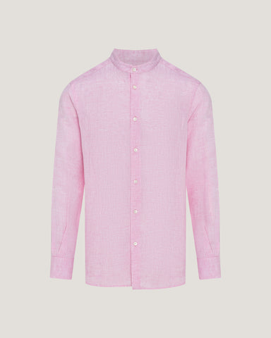 Maxwell Mandarin Linen Shirt