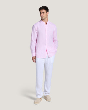 Maxwell Mandarin Linen Shirt
