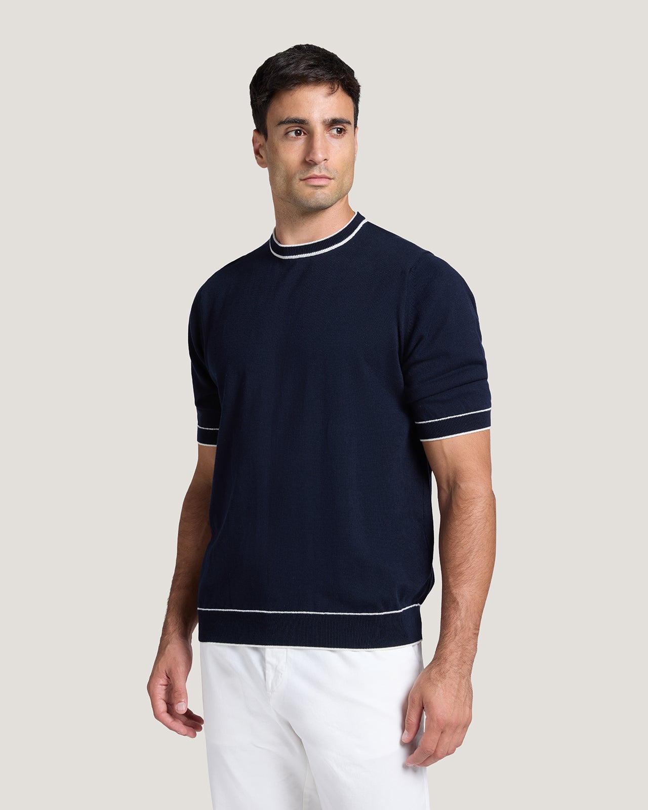 Men Masha Crewneck Pima Cotton Tshirt