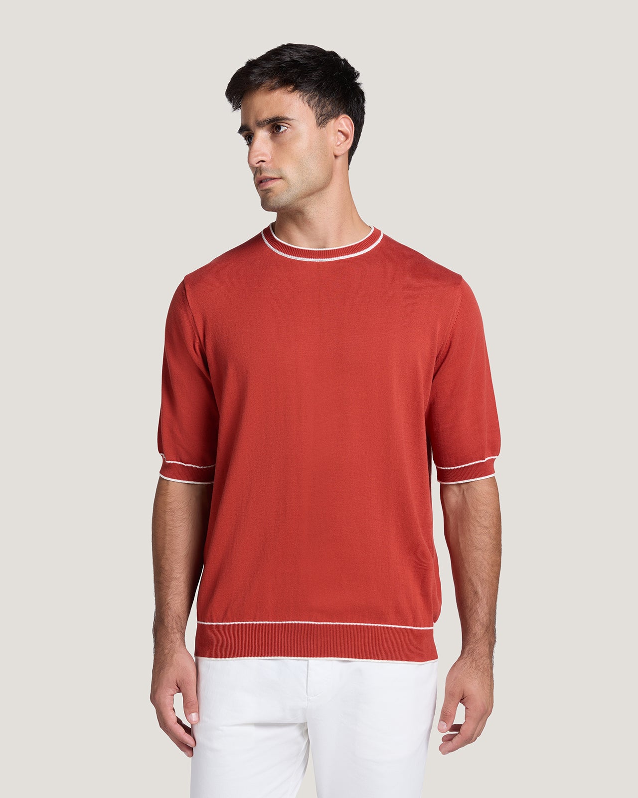 Men Masha Crewneck Pima Cotton Tshirt