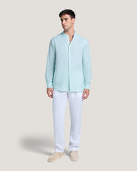 Maxwell Mandarin Linen Shirt