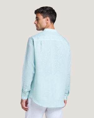 Maxwell Mandarin Linen Shirt