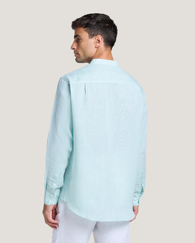 Maxwell Mandarin Linen Shirt