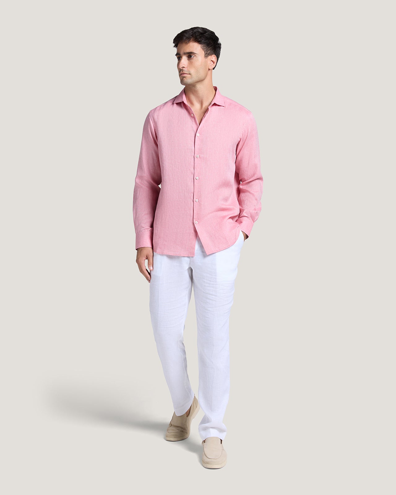 Men Classic Linen Shirt
