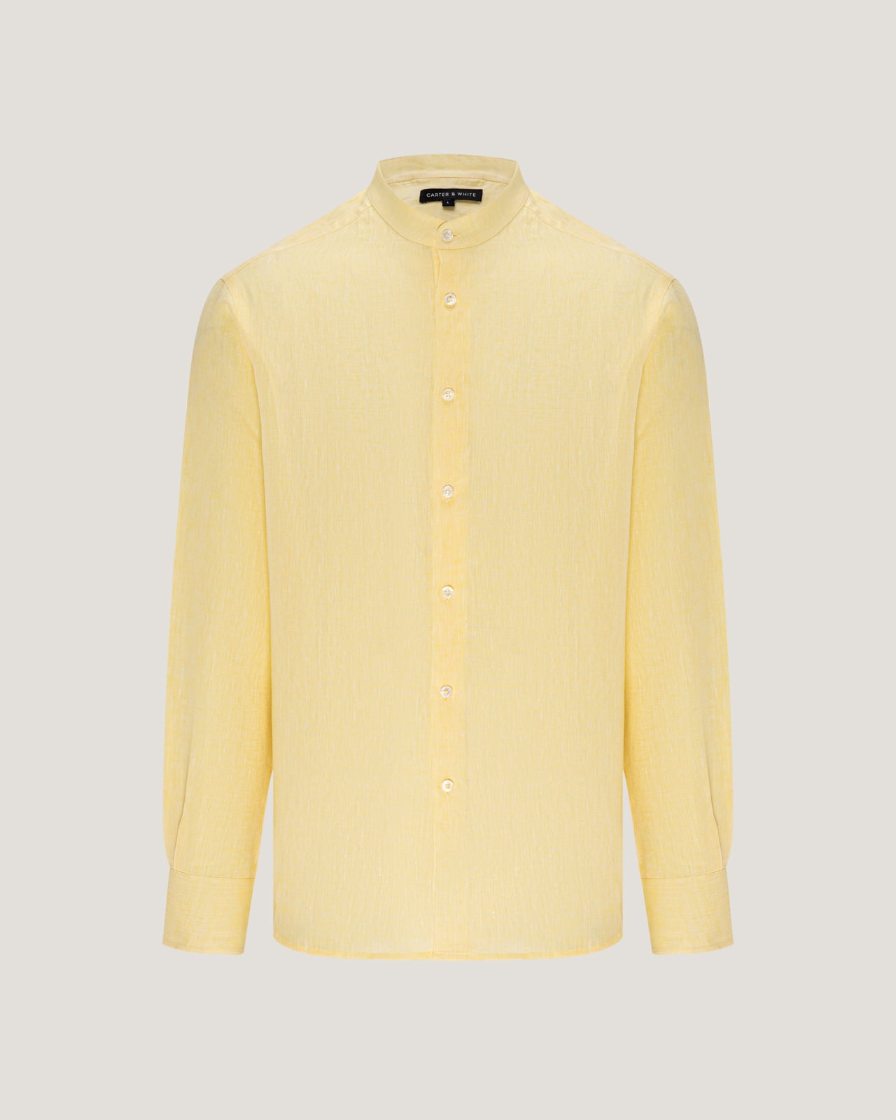 Maxwell Mandarin Linen Shirt