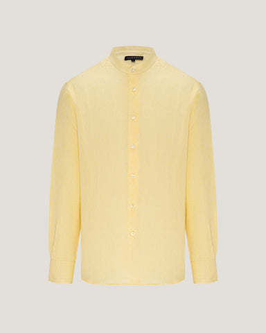 Maxwell Mandarin Linen Shirt
