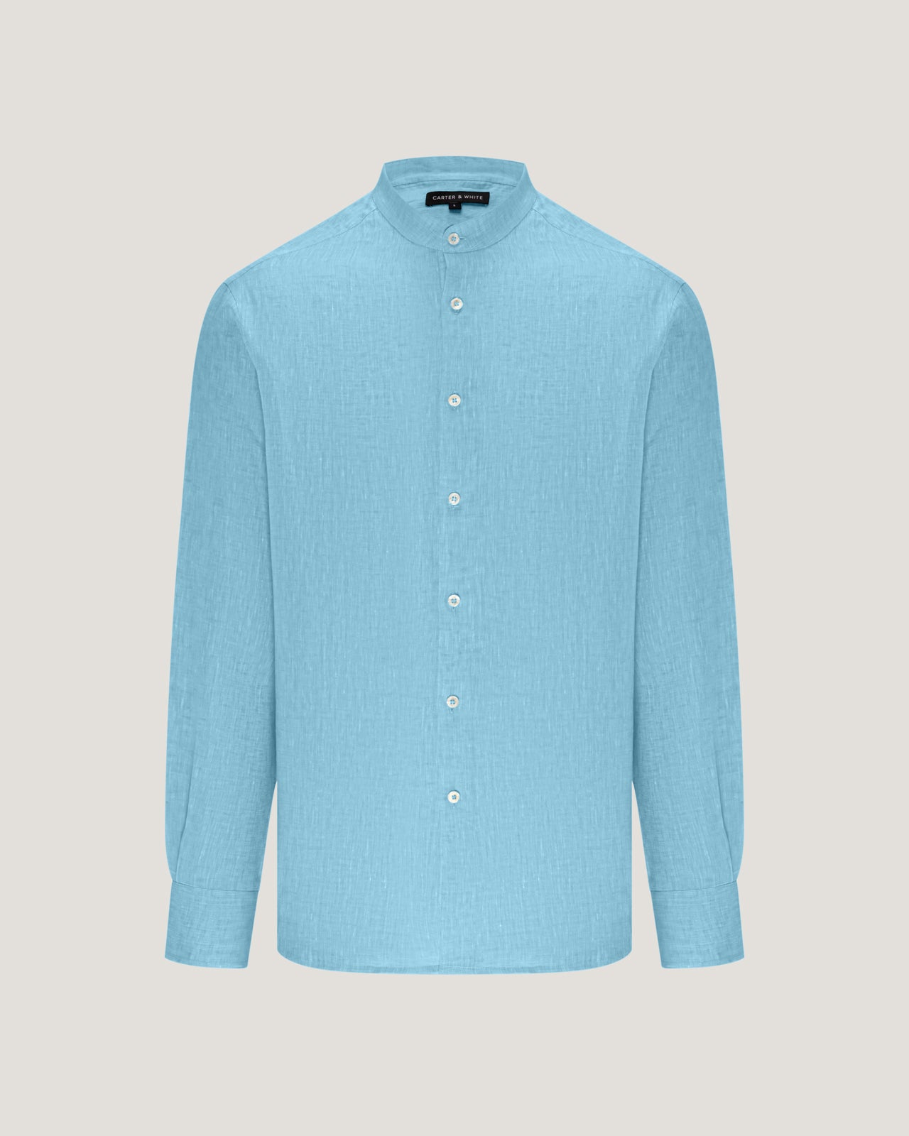 Maxwell Mandarin Linen Shirt
