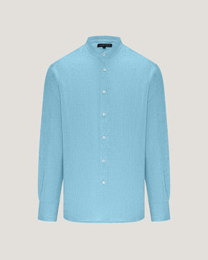 Maxwell Mandarin Linen Shirt