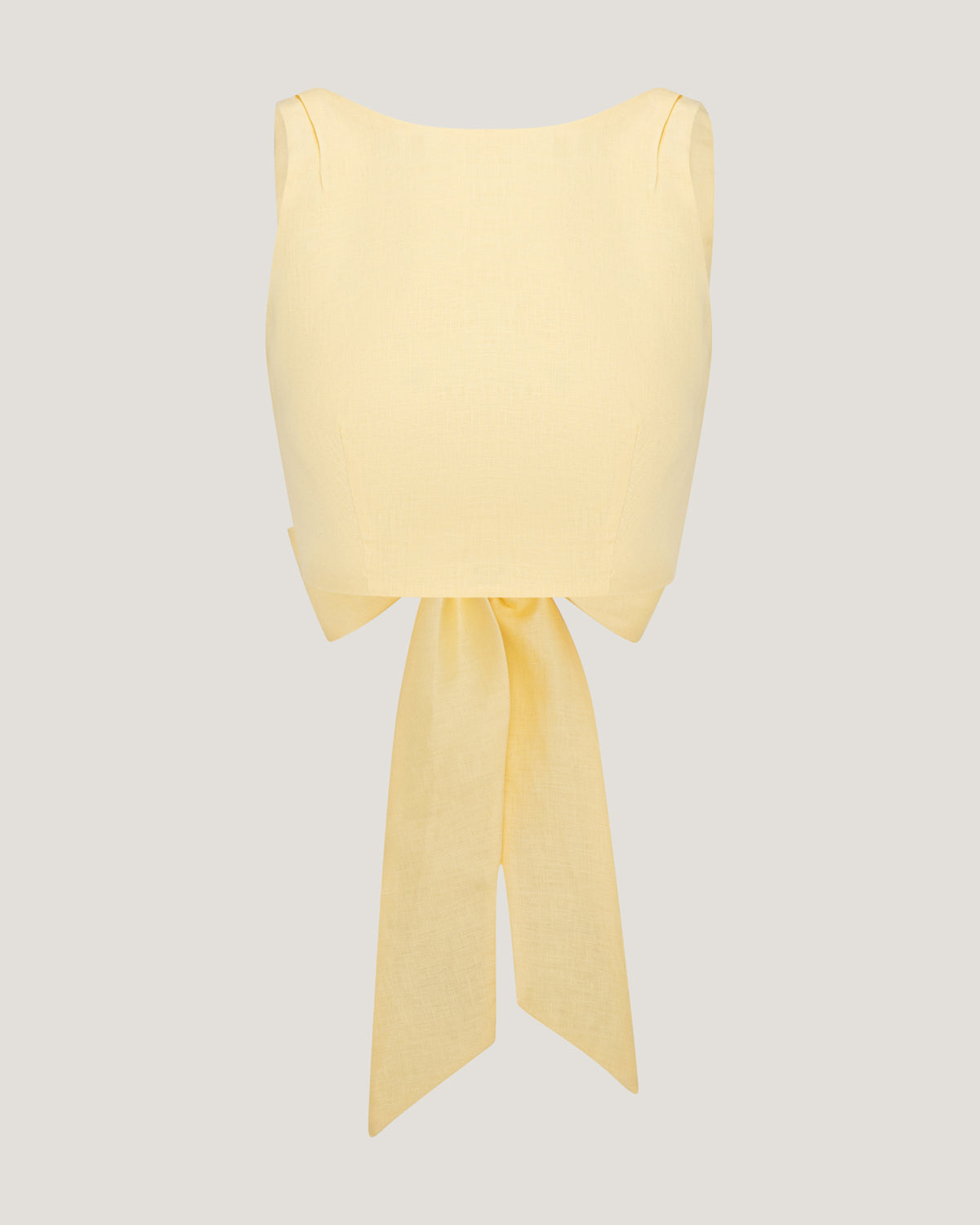 Women Belle Boat Neck Tie Up Cropped Top
