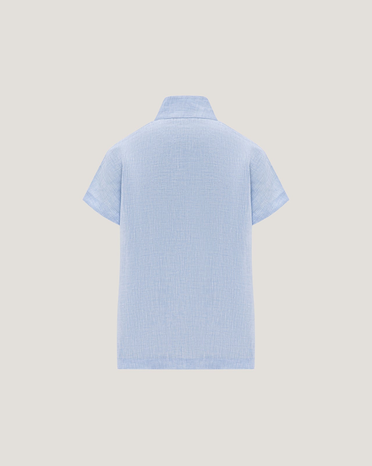 Jemma High Collar Placket Top