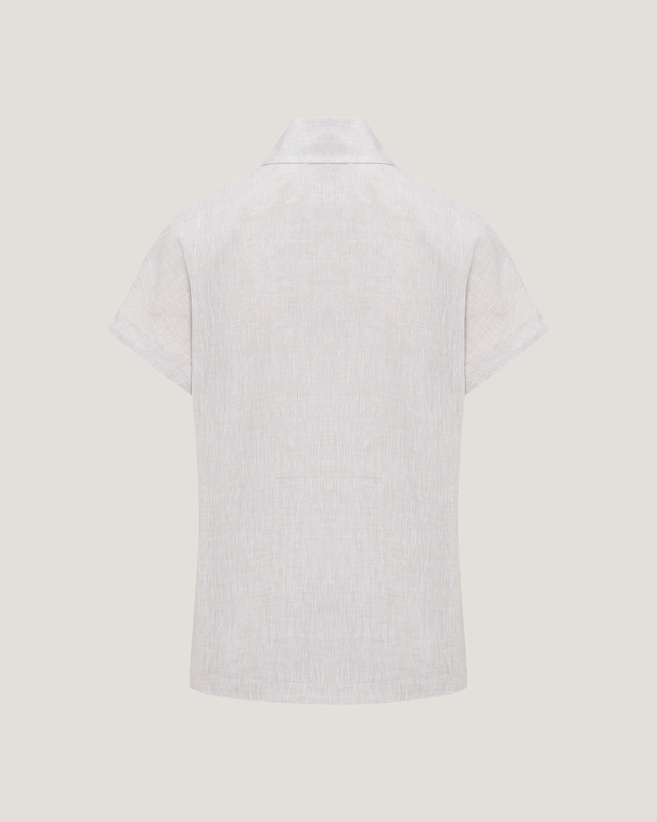 Jemma High Collar Placket Top