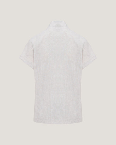 Jemma High Collar Placket Top