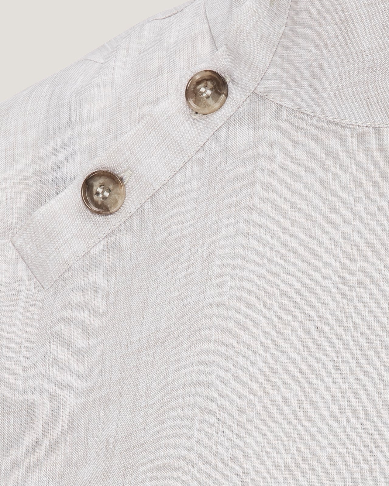 Jemma High Collar Placket Top