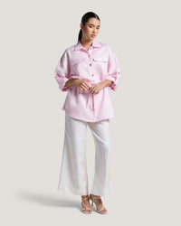 Daria Drawstring Dropped Shoulder Shirt