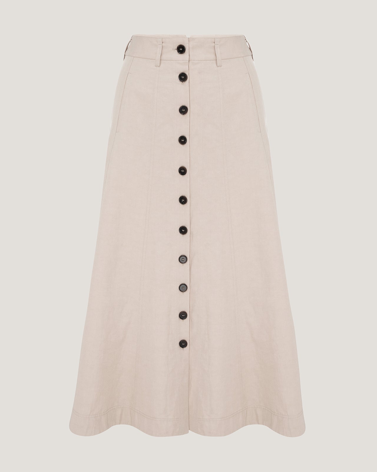 Women Paulina Buttoned Down Maxi Skirt – Carter White