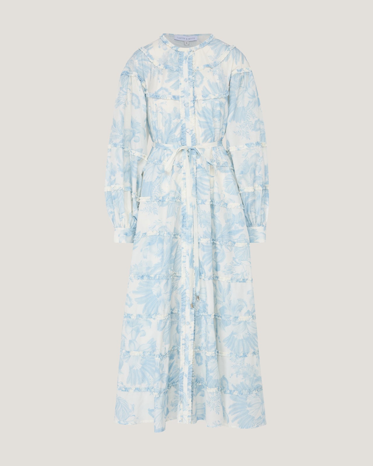 Women Rowdha Ruffle Printed Maxi Dress