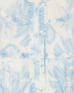 Women Rowdha Ruffle Printed Maxi Dress