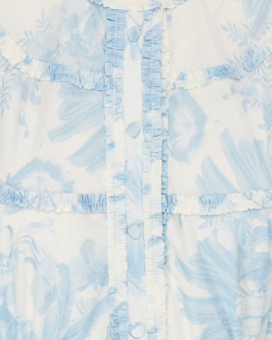 Women Rowdha Ruffle Printed Maxi Dress