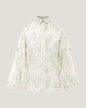 Women Jamila Border Print Shirt