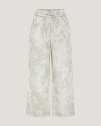 Women Jamila Border Print Trousers