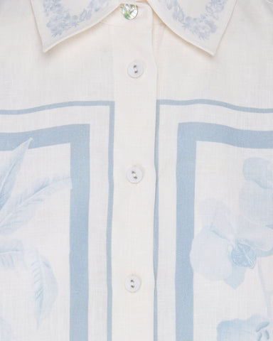 Women Kate Panel Print Shirt