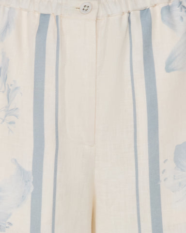Women Kate Panel Print Trousers