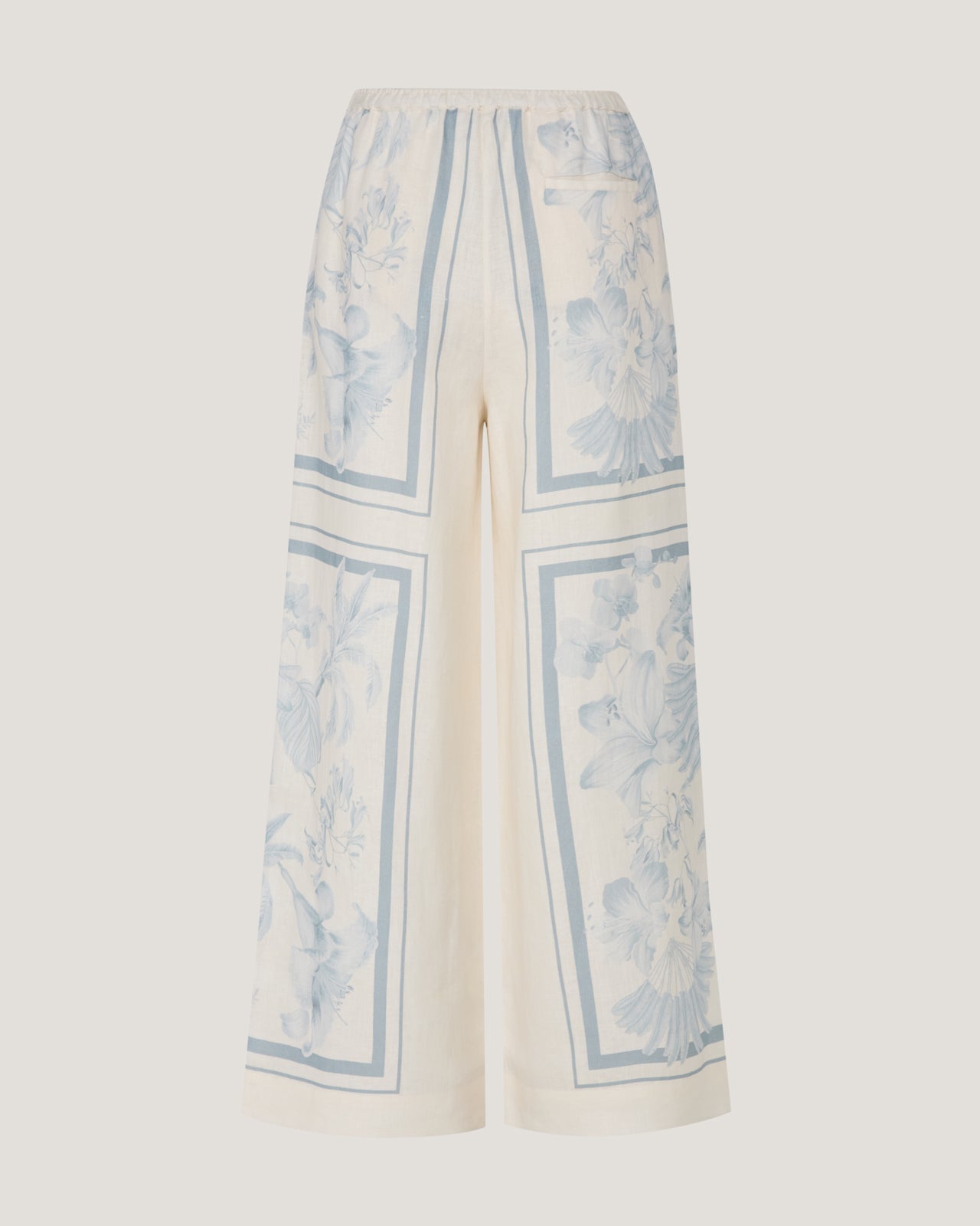 Women Kate Panel Print Trousers