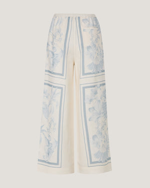 Women Kate Panel Print Trousers
