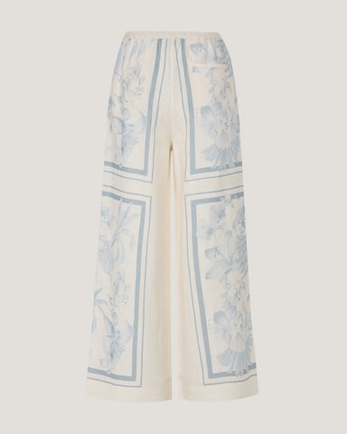 Women Kate Panel Print Trousers