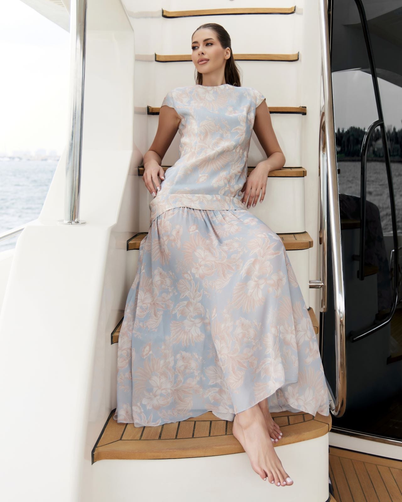 chinese dress ladies FIORE MAXI – Natalie Martin main image 1