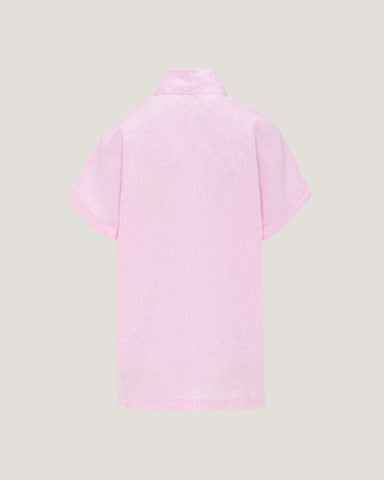 Jemma High Collar Placket Top