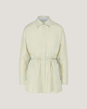 Women Jade Elasticated Linen Shirt