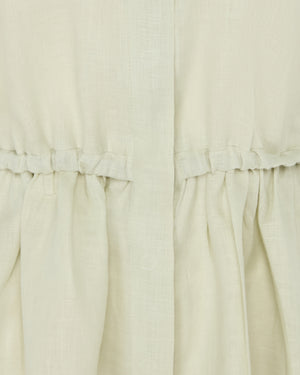 Women Jade Elasticated Linen Shirt