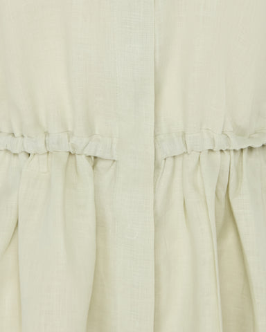 Women Jade Elasticated Linen Shirt