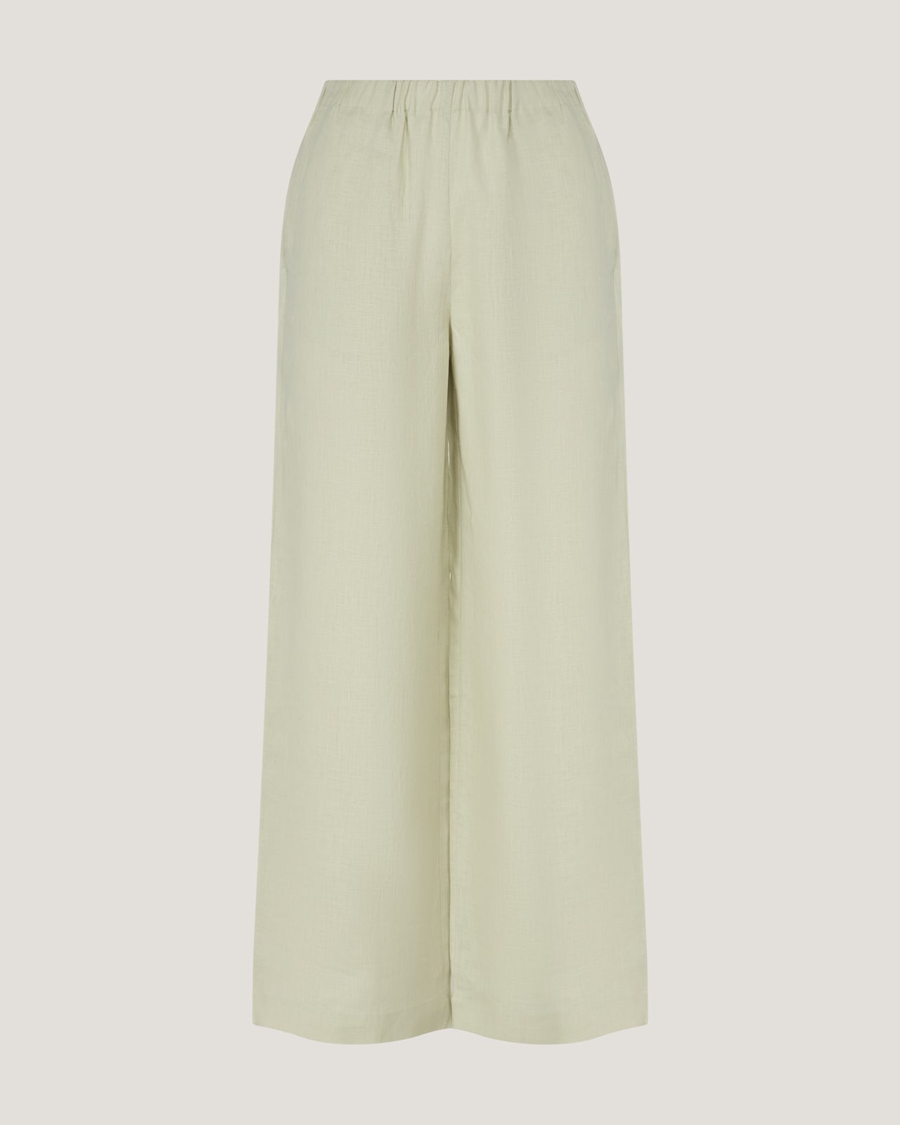 Women Jade Straight Leg Linen Trousers