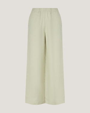 Women Jade Straight Leg Linen Trousers