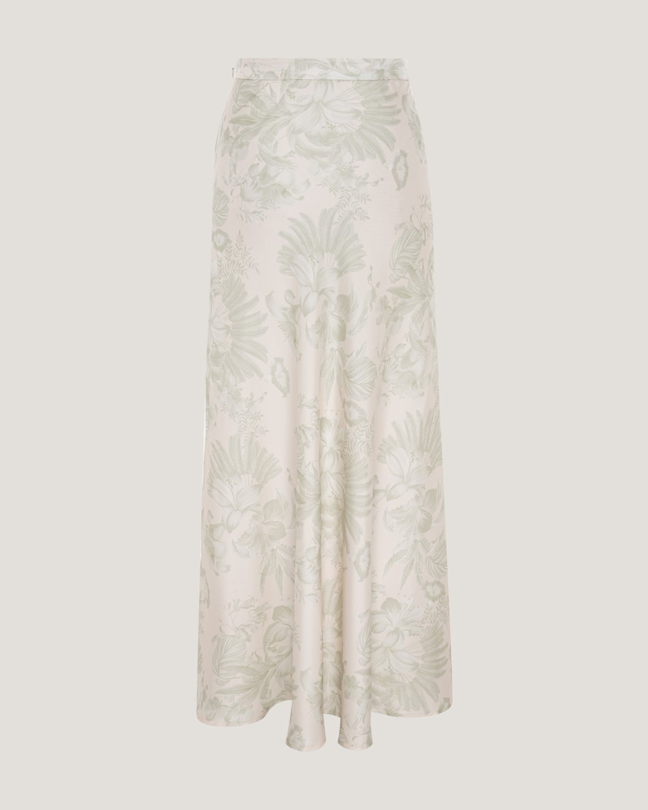 Women Victoria Printed Silk Maxi Skirt