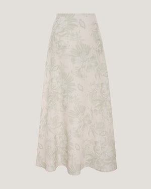 Women Clara Classic Printed Flared Skirt