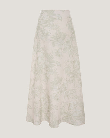 Women Clara Classic Printed Flared Skirt