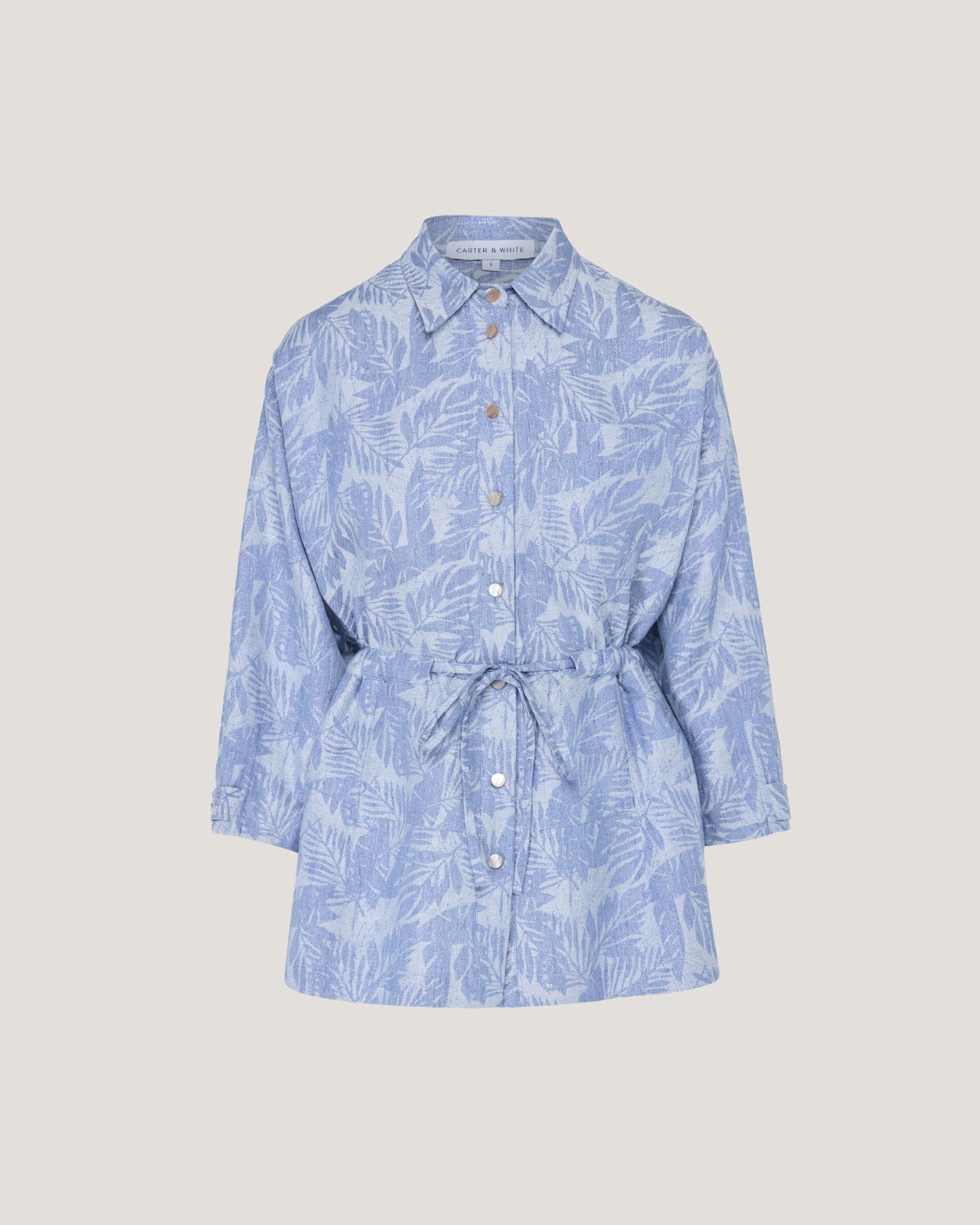 Women Carla Denim Jacquard Shirt