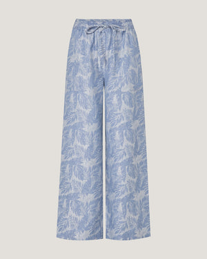 Women Carla Denim Jacquard Trousers