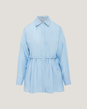 Women Jade Elasticated Linen Shirt