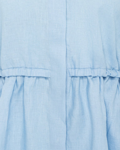 Women Jade Elasticated Linen Shirt