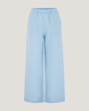 Women Jade Straight Leg Linen Trousers