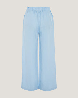 Women Jade Straight Leg Linen Trousers