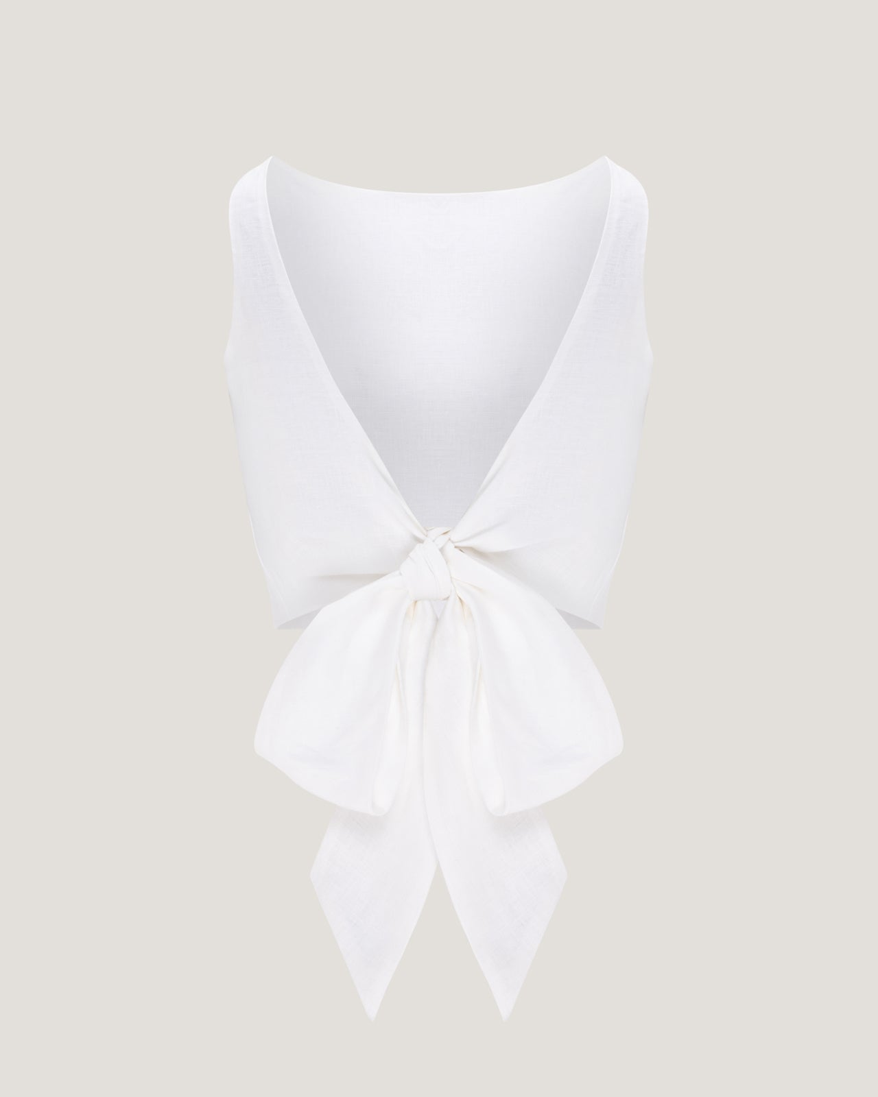 Women Belle Striped Boat Neck Tie Up Cropped Top